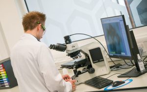 Solid State scientist in the Material Science Centre
