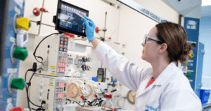 Flow chemistry at Radiofilum