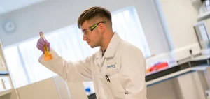 Scientist in the lab