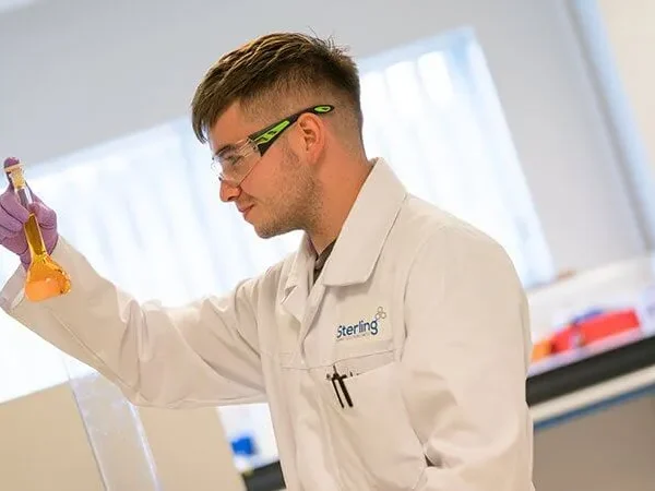 Scientist in the lab